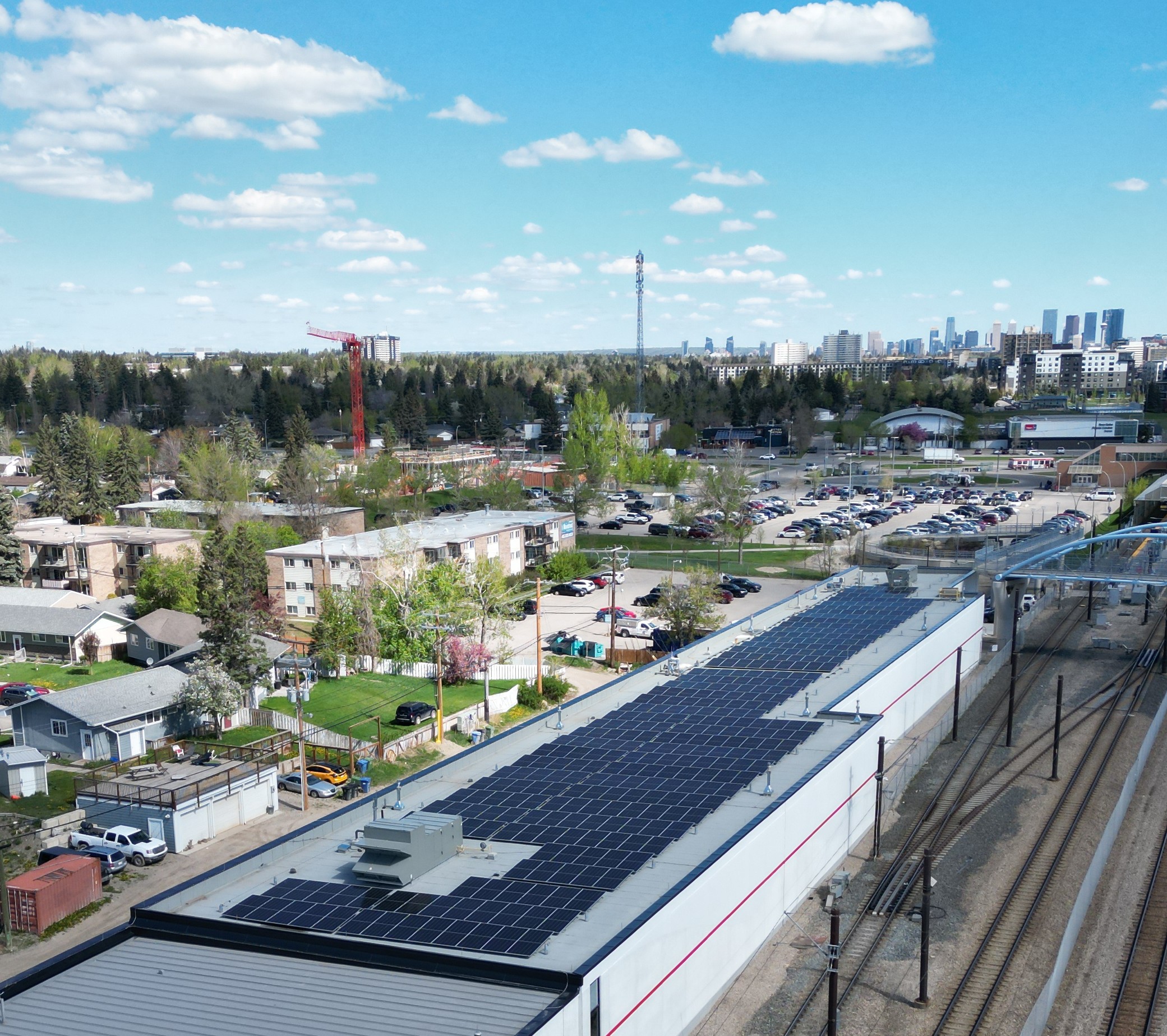 Soprasolar PVC pedestal install completed in Western Canada.